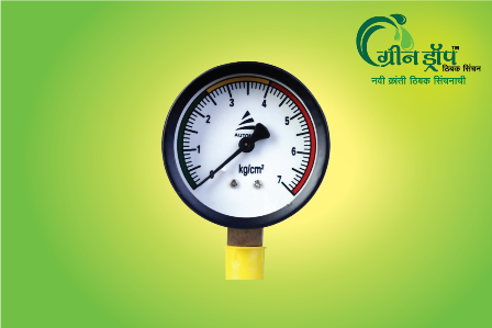 Green Drop pressure gauge